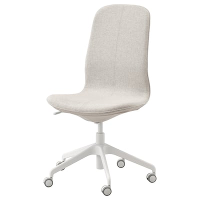 LÅNGFJÄLL Conference chair, Gunnared beige/white