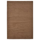 LANGSTED Rug, low pile, light brown, 133x195 cm