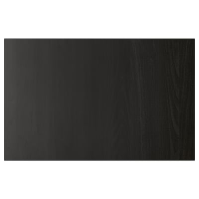 LAPPVIKEN door, black-brown, modern wood design, sleek and simple.