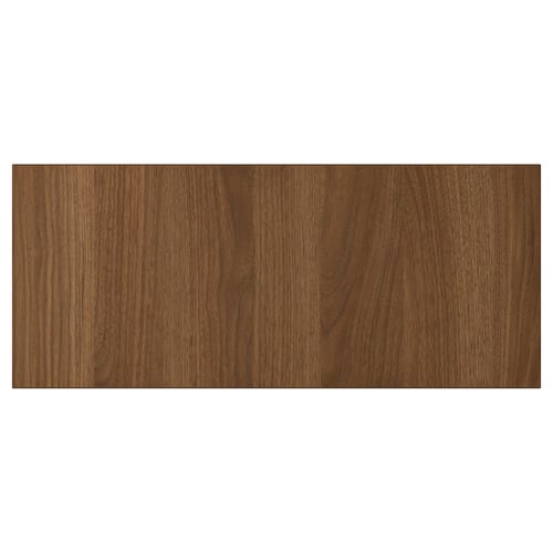 LAPPVIKEN Drawer front, brown/walnut effect, 60x26 cm