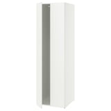 LASTARE Frame with doors, white, 60x62x200 cm