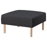 LILLEHEM 1-seat module, Gunnared dark grey/wood