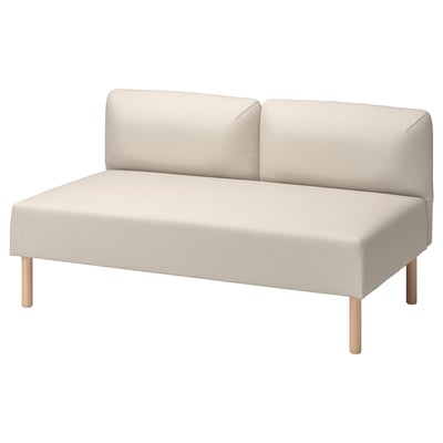 LILLEHEM 2-seat module, Vissle/beige wood
