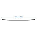 LILLREVET Shower hose, white, 150 cm