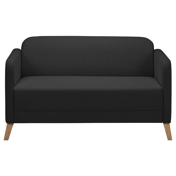 LINANÄS 2-seat sofa, Vissle dark grey - IKEA