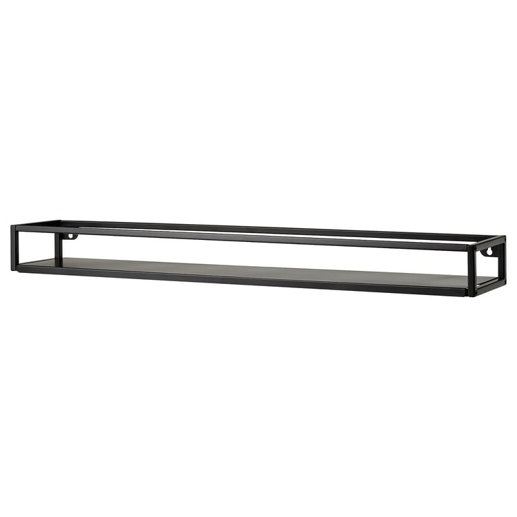 LINDÅSEN display shelf, anthracite, 75 cm IKEA
