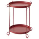 LIVELYCKE Tray table, red, 50 cm