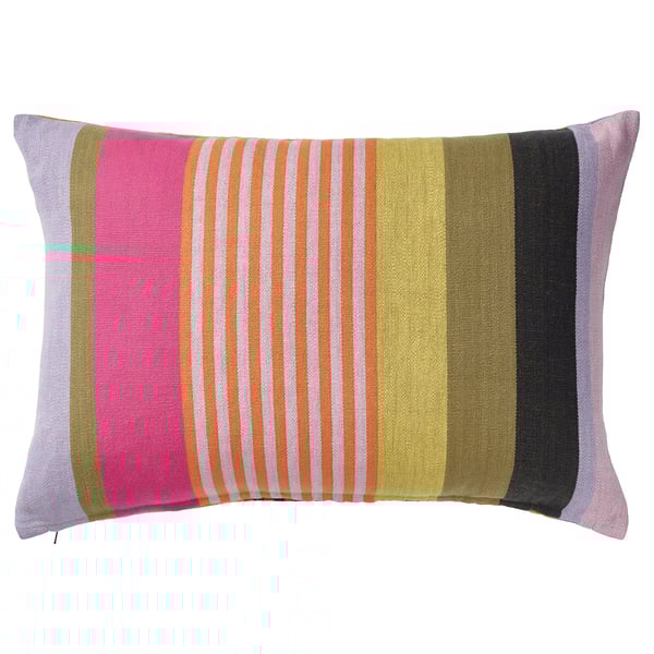 MÄVINN Cushion cover, striped multicolour, 40x58 cm