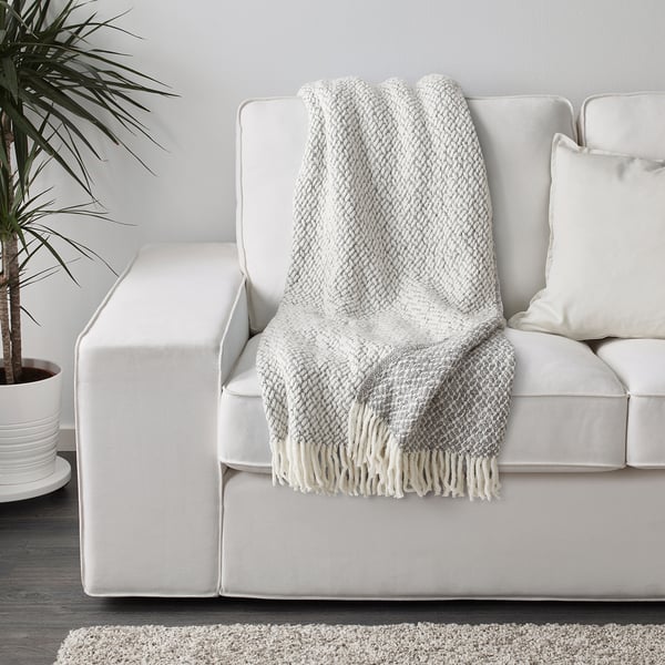 MAJINGER Throw, grey, 150x200 cm