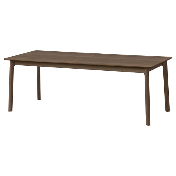 MELLANSEL Extendable table, brown, 220x95x75 cm