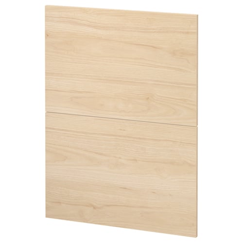 METOD kitchen panel in light ash wood finish, rectangular shape, flat design.
