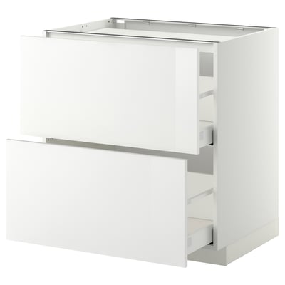 METOD Base cab f hob/2 fronts/2 drawers