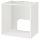 Option: METOD Base cabinet for built-in oven/sink, white, 80x60x80 cm