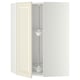 METOD Corner wall cabinet with carousel, white/Bodbyn off-white, 68x100 cm