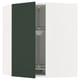 METOD Corner wall cabinet with carousel, white/Havstorp deep green, 68x80 cm