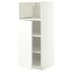 METOD High cabinet f built-in appliances, white/Voxtorp matt white, 60x60x140 cm