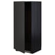 METOD High cabinet for fridge/freezer, black/Nickebo matt anthracite, 60x60x140 cm