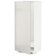 METOD High cabinet for fridge/freezer, white/Ringhult light grey, 60x60x140 cm