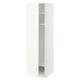 Option: METOD High cabinet w shelves/wire basket, white/Vallstena white, 60x60x200 cm