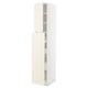 METOD / MAXIMERA Hc w p-o func 4drw/1dr/2shlv, white/Bodbyn off-white, 40x60x220 cm