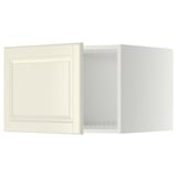 METOD Top cabinet for fridge/freezer, white/Bodbyn off-white, 60x40 cm