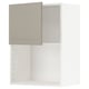METOD Wall cabinet for microwave oven, white/Stensund beige, 60x80 cm