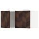 METOD Wall cabinet with 2 doors, white Hasslarp/brown patterned, 80x40 cm