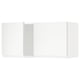 METOD Wall cabinet with 2 doors, white/Voxtorp matt white, 80x40 cm