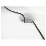 MICKE Desk, white, 105x50 cm