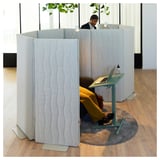 MITTZON Acoustic screen, floor standing, Gunnared beige, 70x157 cm