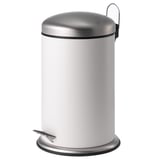 MJÖSA Pedal bin, white, 12 l