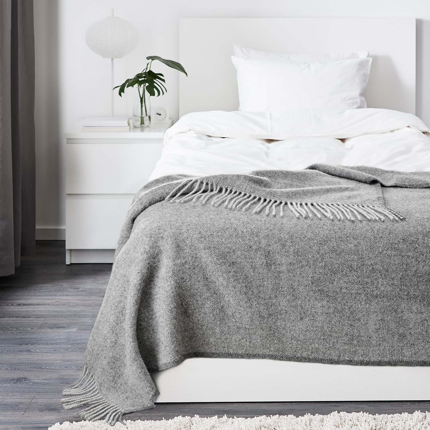 Buy Grey Blankets & Bed Throws Online in Oman IKEA