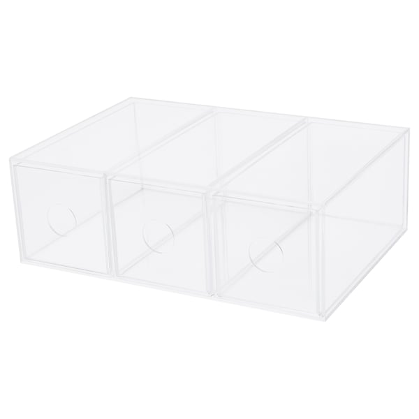 MOJAN Make-up storage with 3 drawers, 8.5x17 cm