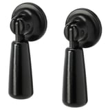 MOSSARYD Drop handle, black, 49 mm