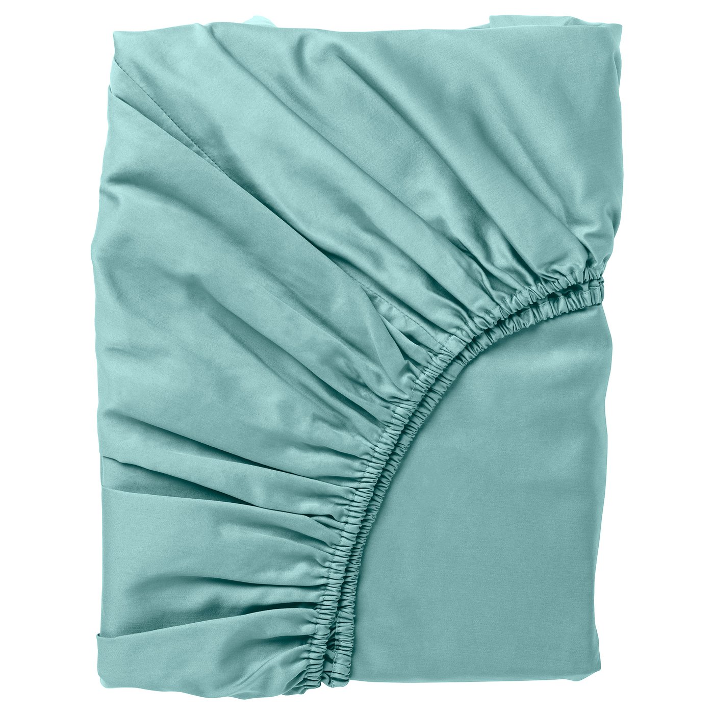 NATTJASMIN Fitted sheet - grey 