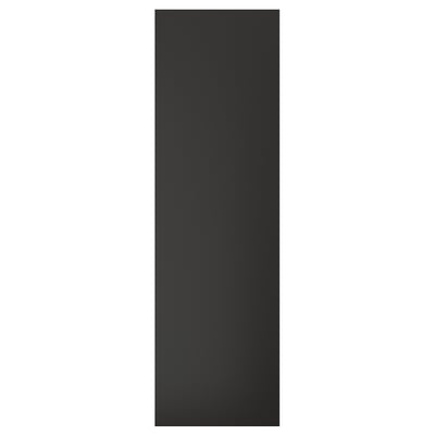 Black NICKEBO cabinet front, rectangular, smooth.