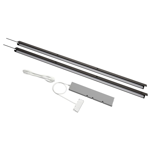 ÖVERSIDAN / TRÅDFRI Lighting kit, dark grey