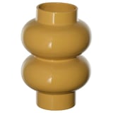 PÄRLHÄGG Vase, yellow-beige, 22 cm