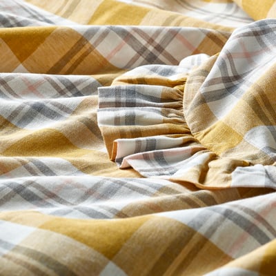 PARKOLVON Pillowcase, multicolour/check, 50x80 cm