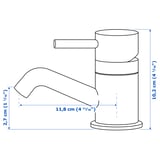 PILKÅN Wash-basin mixer tap, chrome-plated