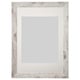 Option: PLOMMONTRÄD Frame, white stained pine effect, 50x70 cm