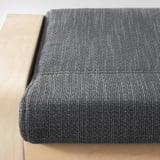 POÄNG Footstool, birch veneer/Hillared anthracite