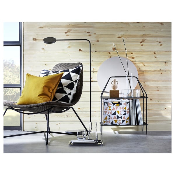RÅDVIKEN Armchair, dark brown/black