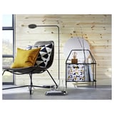 RÅDVIKEN Armchair, dark brown/black