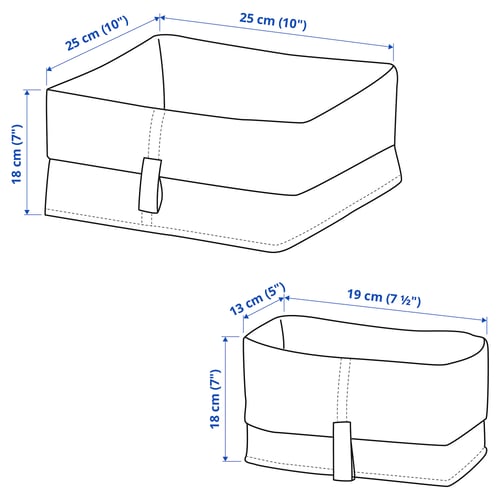 Illustration with measurements for the product: RAGGISAR.