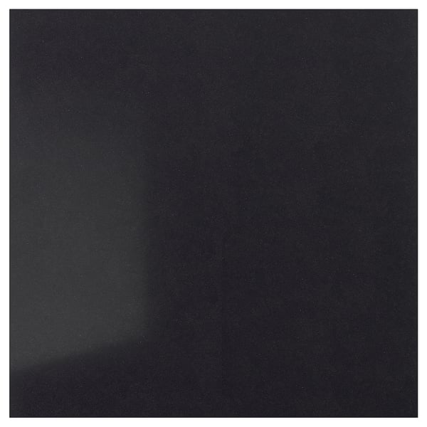 RÅHULT Custom made wall panel, black stone effect/quartz, 1 m²x2.0 cm