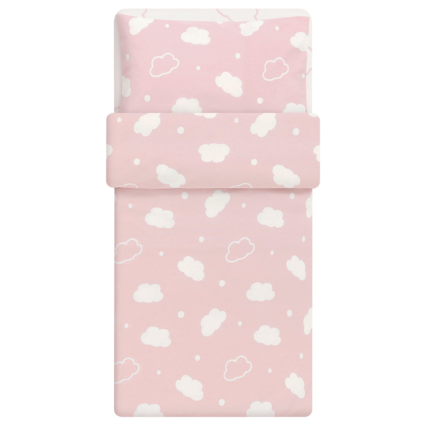 RINGDUVA 3-piece bedlinen set for cot 