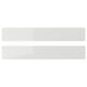 RINGHULT Drawer front, high-gloss light grey, 60x10 cm