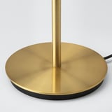 RINGSTA / SKAFTET Table lamp, white/brass, 41 cm
