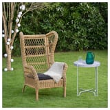 RISHOLMEN Wing chair, in/outdoor, Järpön/Duvholmen anthracite
